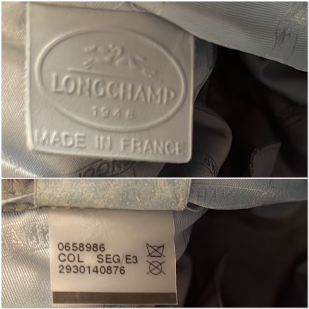 Longchamp Idole light blue leather vintage satchel bag - Picture 9 of 16